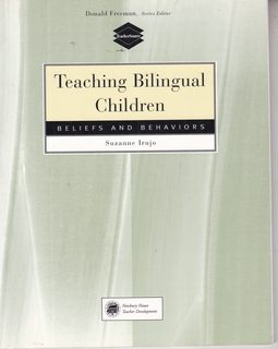 Teaching Bilingual Children: Beliefs and Behaviors