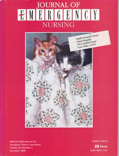 Journal of Emergency Nursing Vol 26 No. 6 December 2000: Index Issue