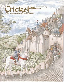 CRICKET Magazine June 1991 Volume 18 No. 10: Cover- The Rovers Return by Roy Gerrard