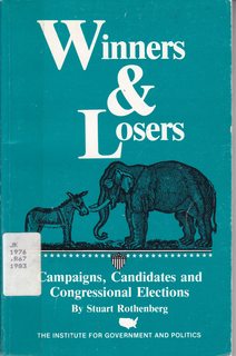 Winners & Losers: campaigns, candidates and congressional elections