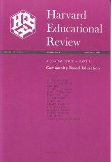 Harvard Educational Review Vol 59 No. 4 November 1989: