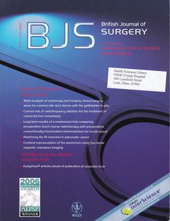 British Journal of Surgery Vol. 93 No. 10 October 2006: Surgery for Hepatocellular Carcinoma in Patients with Chronic Liver Disease