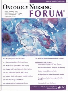 Oncology Nursing Forum Vol 36 No. 2 March 2009-Body Image and Prostate Cancer