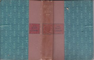 Essays of Elia Vol.II (The Stout Library)