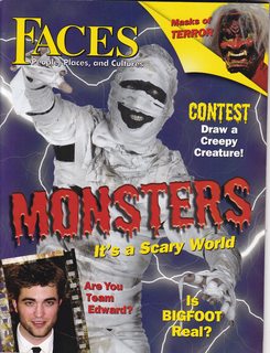 Faces: People Places and Cultures, October 2010 Vol. 27 No 2: Monsters-Its a Scary World