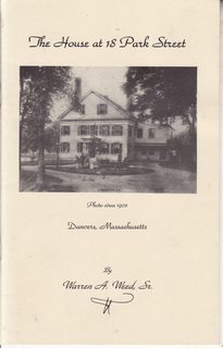 The House at 18 Park Street, Danvers Massachusetts