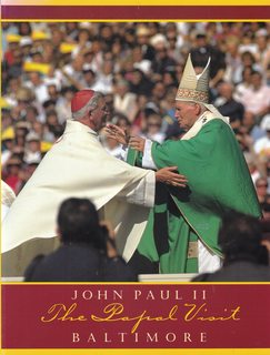 The papal visit : Pope John Paul II Baltimore