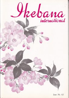 Ikebana International, Issue No. 62, October 1981