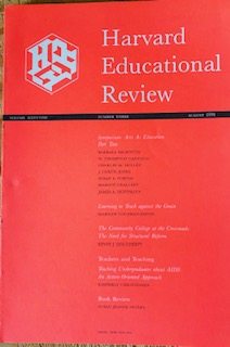 Harvard Educational Review Vol 61 No. 3 August 1991