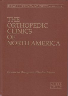 Conservative Management of Shoulder Injuries (The Orthopedic Clinics of North America, 31)