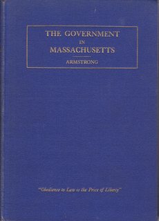 The Government in Massachusetts