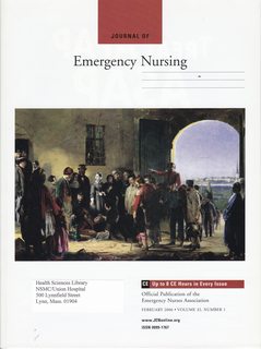 Journal of Emergency Nursing Vol 32 No. 2 February 2006: CE- Intimate Partner Violence Against Women-Findings from One States ED Surveillance System