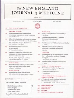 New England Journal of Medicine, the: Vol. 349, No. 4, July 24, 2003