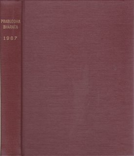 Prabuddha Bharata or Awakened India January thru December 1987 (Vol. 92)