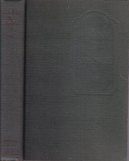 Elements of Economics (Revised Edition)