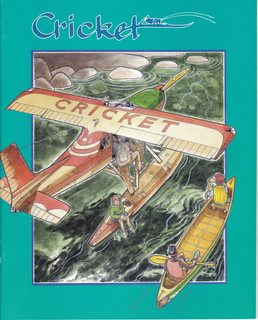 CRICKET Magazine October 1994 Volume 22 No. 2 (Cover: The Cricket Float Plane Visits Maine by an Adkins)