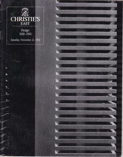 Design: 1930-1960, Sale 7365, November 21, 1992