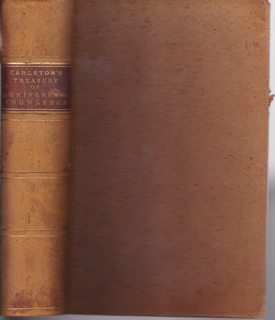 Carleton's Treasury. A Valuable Hand-Book of General Information, and A Condensed Encyclopedia of Universal Knowledge (Carleton's Treasury of Universal Knowledge)