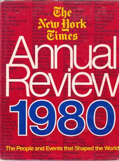 New York Times, The - Annual Review 1980