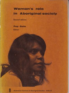 Woman's role in Aboriginal society (Australian Aboriginal studies)