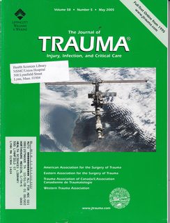 The Journal of Trauma, Injury, Infection and Critical Care Vol. 58 No. 5 May 2005