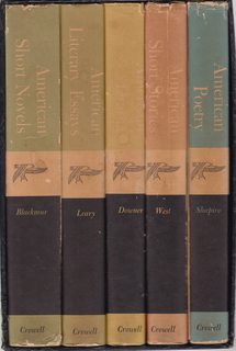 Reader's Bookshelf of American Literature, in Five (5) Volumes: Drama, Literary Essays, Poetry, Short Novels, Short Stories [Boxed Set with Reader's Map]