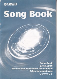 Yamaha Song Book for PSR Model Keyboards (100 Songs)