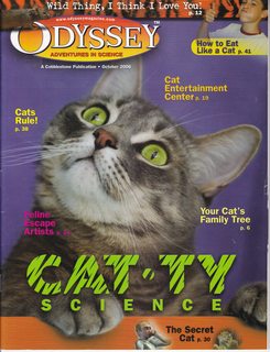 Odyssey-Adventures in Science Vol 15 No 7 October 2006: Cat-Ty Science