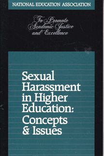 Sexual Harassment in Higher Education: Concepts & Issues
