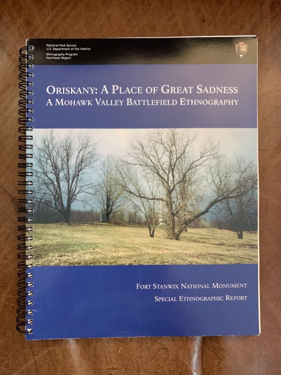 Oriskany: A Place of Great Sadness A Mohawk Valley Battlefield Ethnography