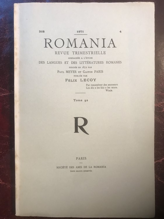Romania, 368 1971 Tone 92 Sven Forkbeard, Bjoern Ironside And The City of Iomsborg In The Chanson De Roland