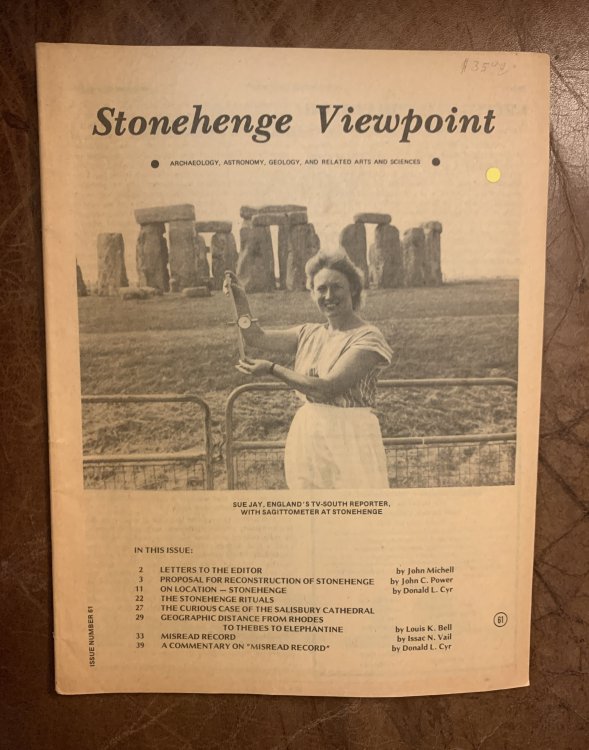 Stonehenge Viewpoint Issue Number 61 The Stonehenge Rituals