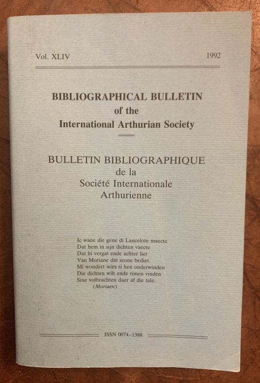 Magic In The Late Arthurian French Verse Bibliographical Bulletin Of The International Arthurian Society VOL. XLIV, 1992