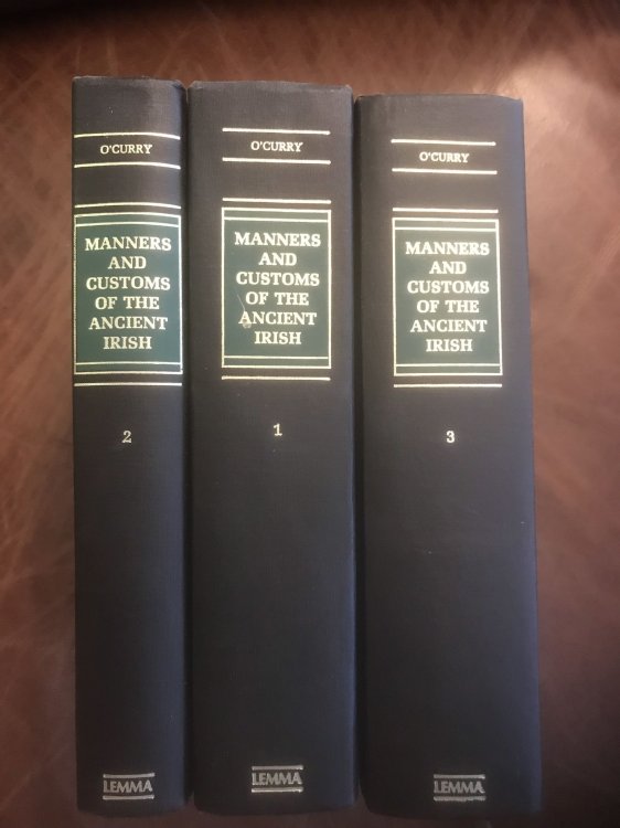 On the Manners and Customs Of the Ancient Irish Two Hardcover Volumes