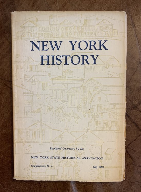 New York State History Vol. XL. No 3 1959