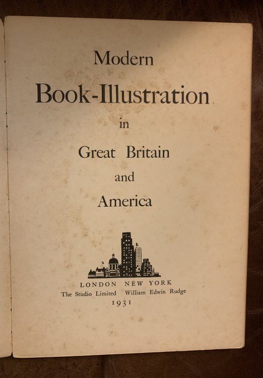 Modern Book-Illustration In Great Britain & America Special Winter Number of 