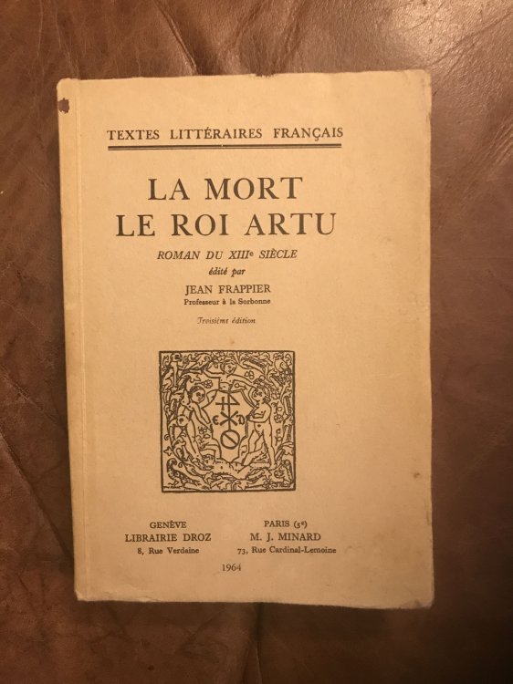 La Mort Le Roi Artu Roman Du XIII Si cle