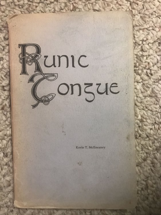 Runic Tongue Signed and Inscribed
