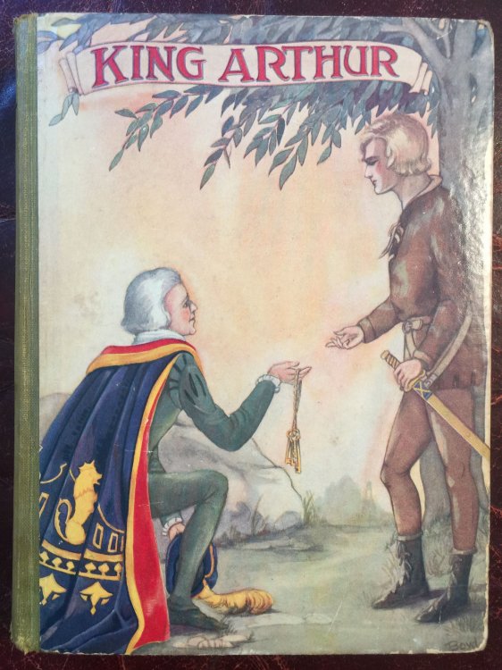 King Arthur Frances Brundage Full Color Painted Cover Hardcover