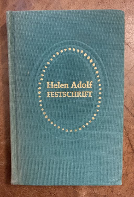 Helen Adolf Festschrift Tristan versus Morolt: Allegory against Reality