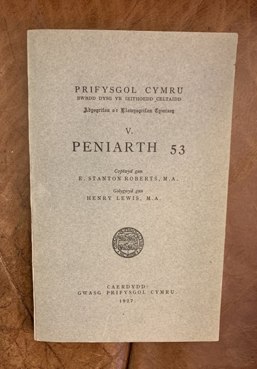 Peniarth 53 Medieval Welsh Text