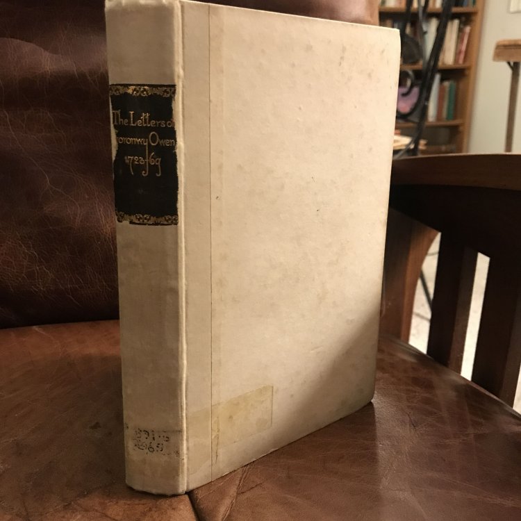 The Letters of Goronwy Owen (1723 - 1769)