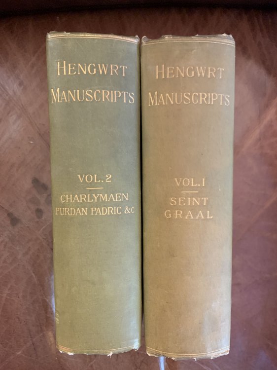 Selections From The Hengwrt MSS. Preserved In The Peniarth Y Seint Greal, The Adventures Of King Arthur's Knights Of The Round Table, In The Quest Of The Holy Greal, And On Other Occasions. VOL I. Containing The Gests Of Charlemagne, Patrick's Purgatory, The Life of the Virgin Mary, The Gospel of Ni