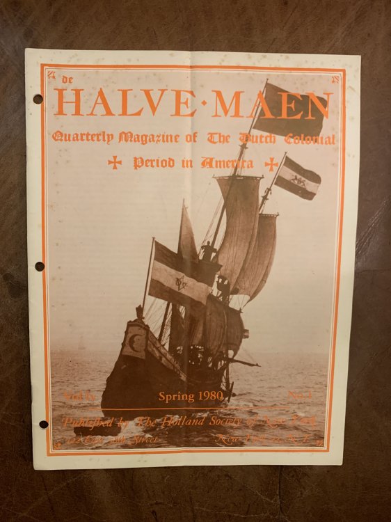 Halve Maen VOL. LV No. 1 Spring 1980 Quarterly Magazine of the Dutch Colonial Period in America
