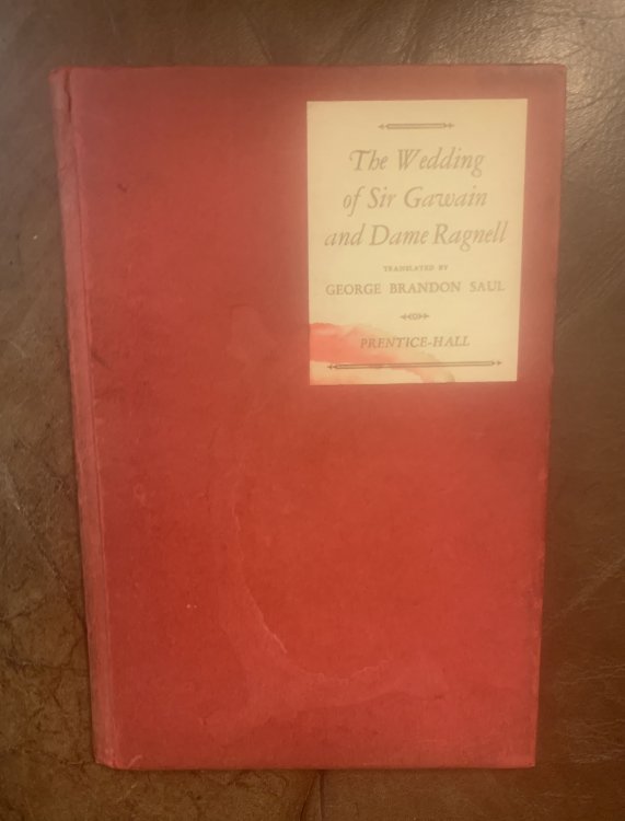 The Wedding of Sir Gawain and Dame Ragnell Inscribed and Signed by the Author