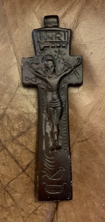 Irish Penal Cross Made of Irish Bog Turf 8