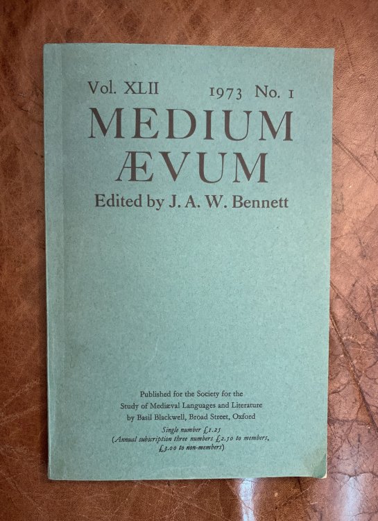 The Form of the Breton Lay Medium Aevum VOL. XLII, No. I 1973