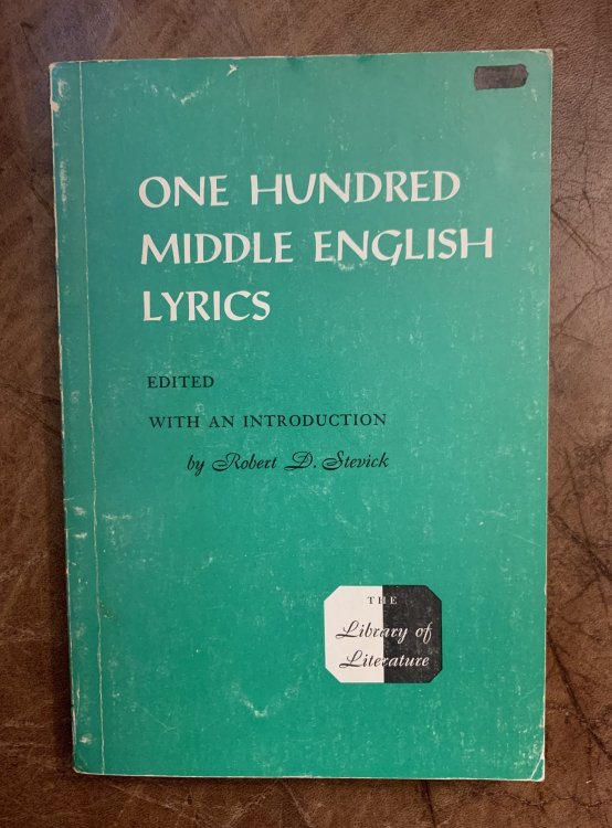 One Hundred Middle English Lyrics