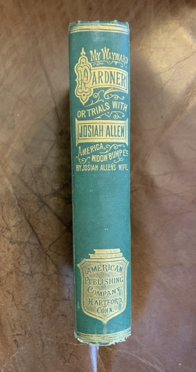 My Wayward Pardner: Or, My Trials With Josiah, America, The Widow Bump