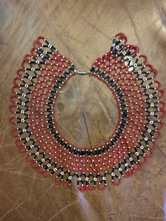 Beaded Iroquois Woman's Necklace